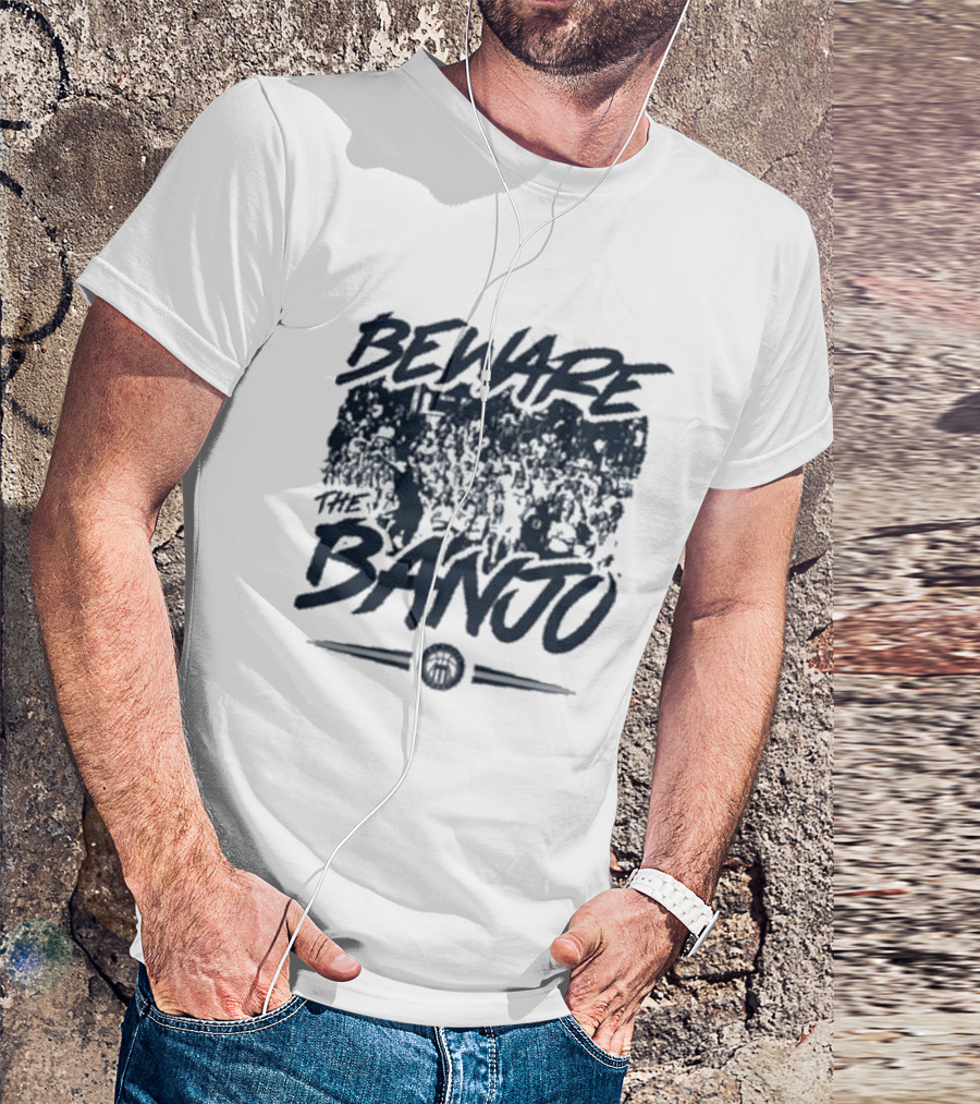 Two Rivers Trust Beware The Banjo Basketball Warning T-Shirt