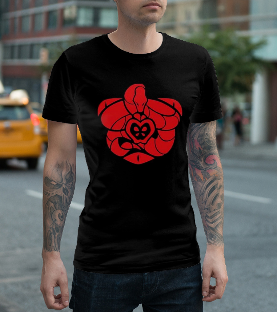 Pride Sigil Snake with Heart and Butterfly Emblem T-Shirt