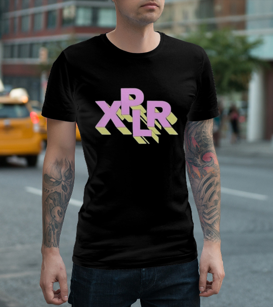 Sam And Colby XPLR Pink And Yellow Block T-Shirt