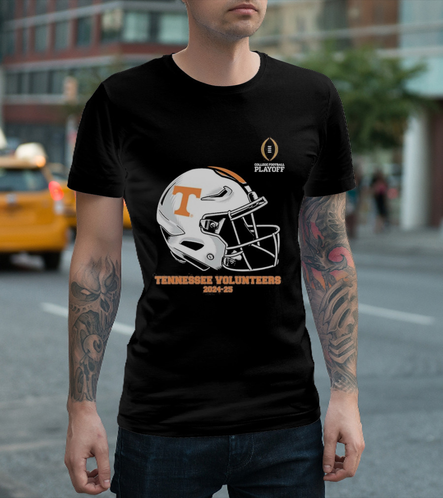 Tennessee Volunteers 2024-25 College Football Playoff Helmet T-Shirt