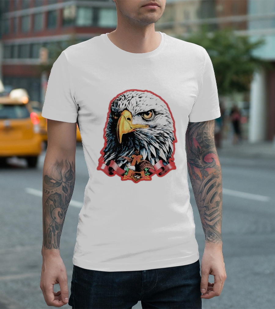 Anheuser Busch Eagle Head with A Logo Emblem T-Shirt
