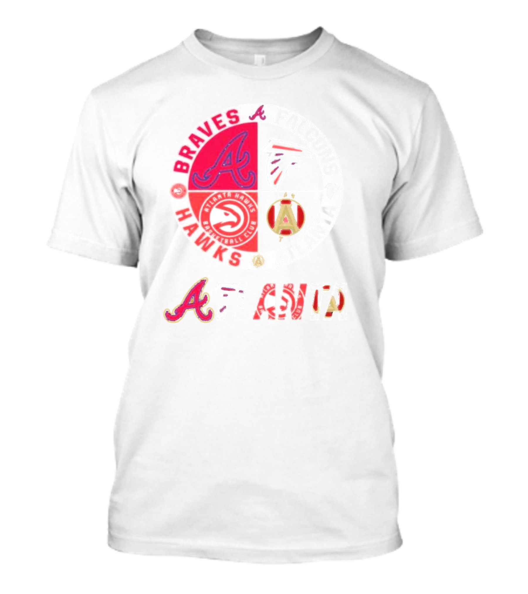 Braves Falcons Hawks Atlanta United FC T-Shirt