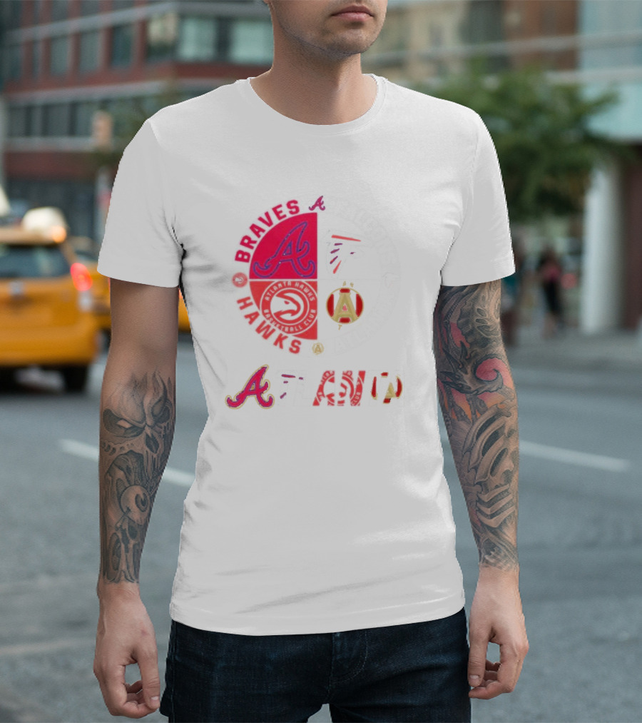 Braves Falcons Hawks Atlanta United FC T-Shirt
