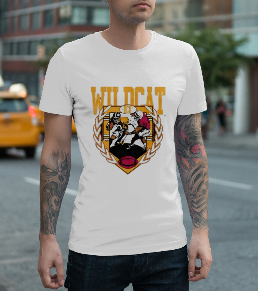 Wildcat BCU Football Bowl Game Bethune Cookman University T-Shirt