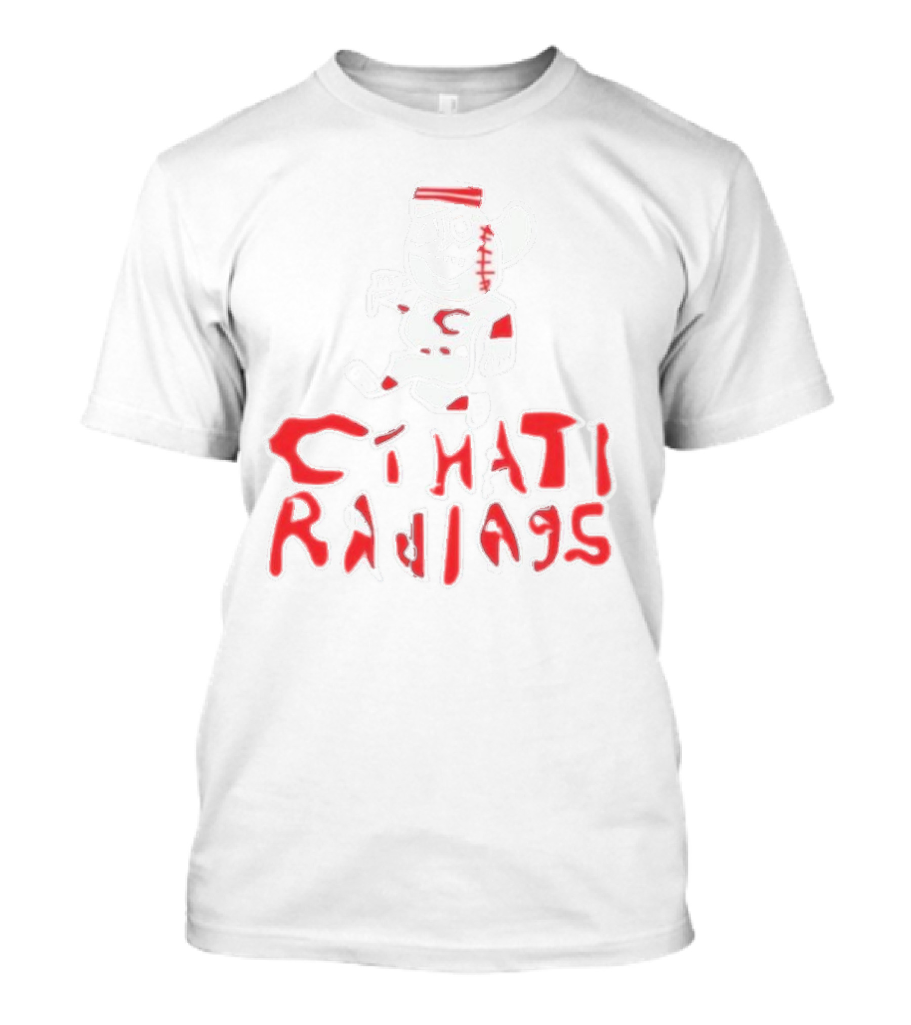 Concussion Sports Cinati Radlags Baseball Character T-Shirt