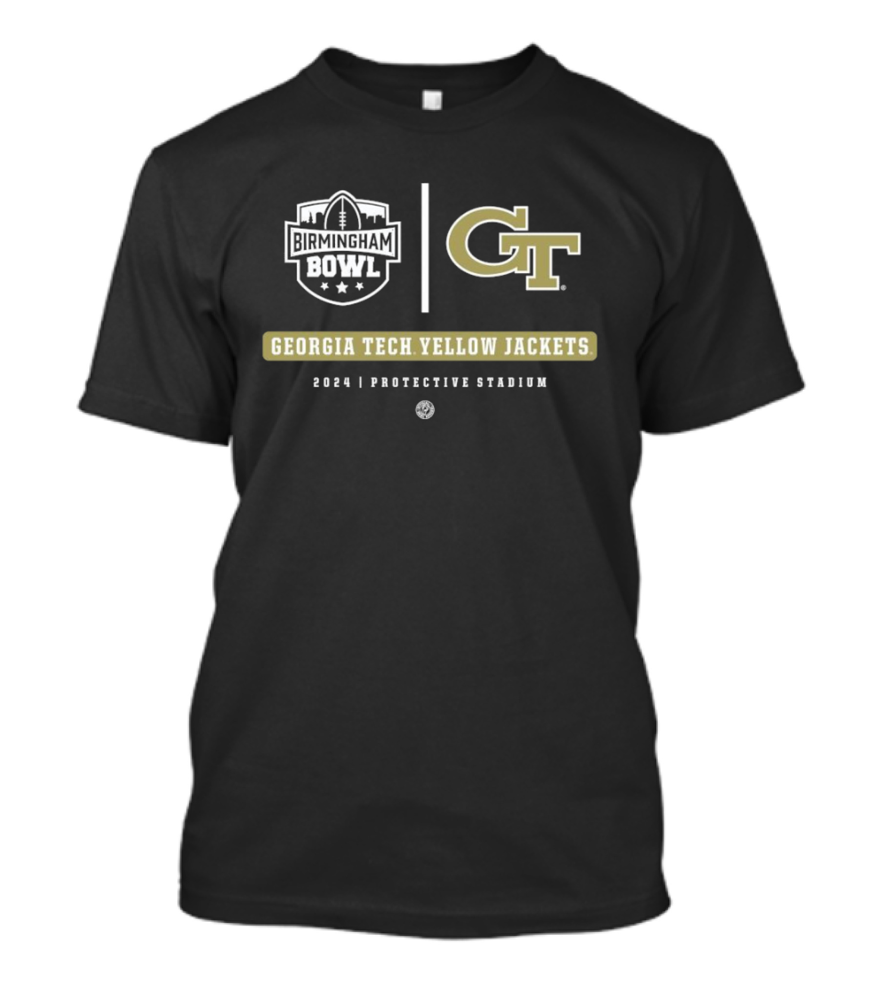 Birmingham Bowl 2024 Georgia Tech Yellow Jackets Protective Stadium T-Shirt