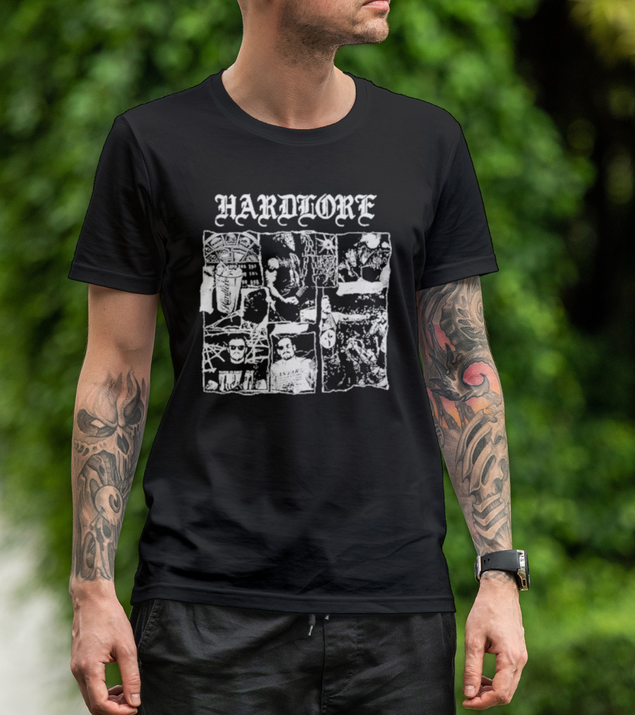 Hardlore Collage Knotfest 2024 Hardcore Aesthetic T-Shirt