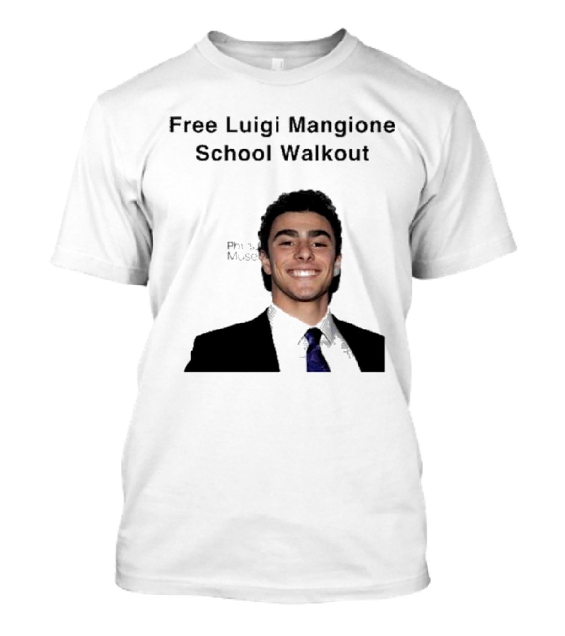 Free Luigi Mangione School Walkout Protest Movement T-Shirt