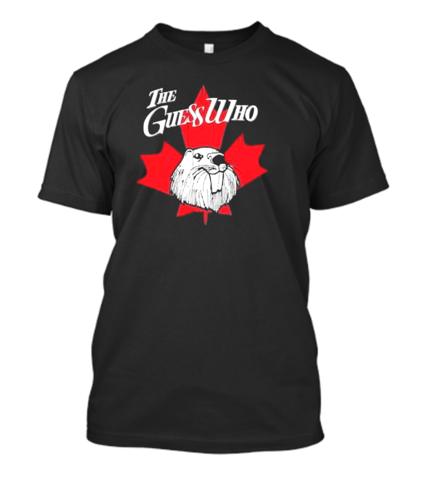 The Guess Who Merry Christmas Maple Leaf Otter T-Shirt