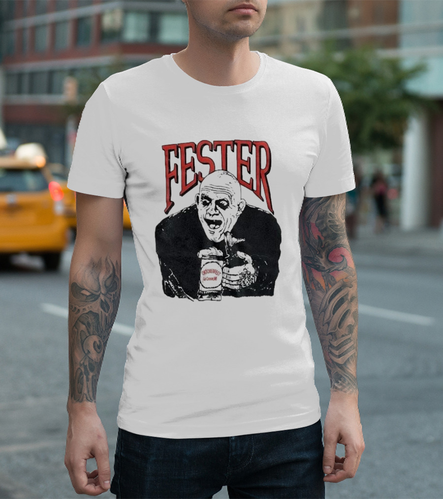 Fester Addams Oktoberfest La Cerveza T-Shirt