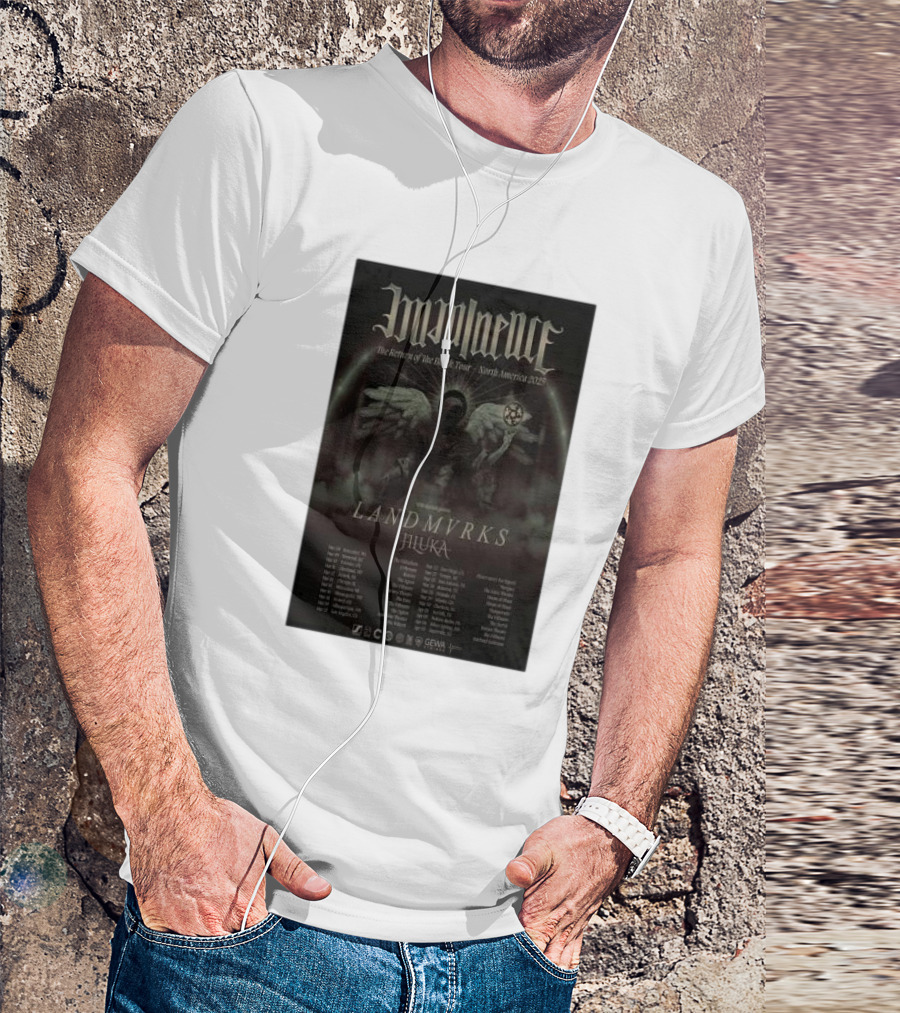 Imminence The Return Of The Black Tour North America 2025 Featuring Landmvrks And Jiluka T-Shirt
