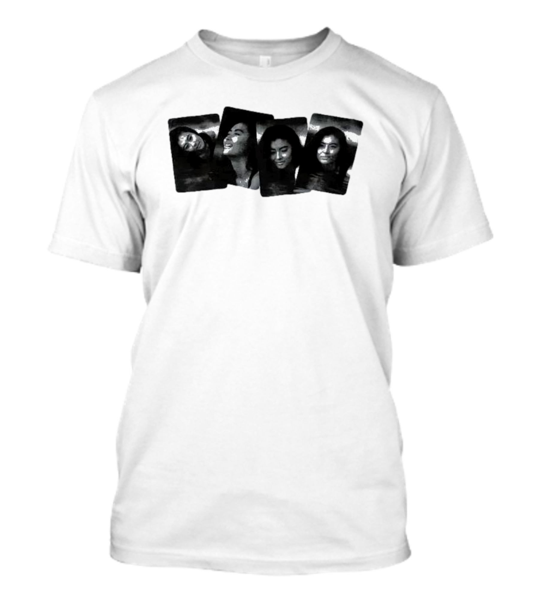 Miho Nakayama Concert Japan Tour Black And White Portrait Cards T-Shirt