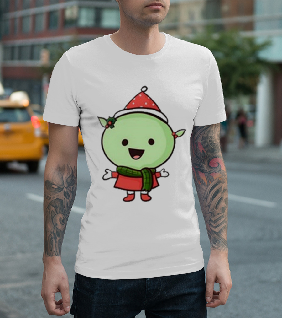 Nanalan Christmas Mona Festive Holiday Character T-Shirt
