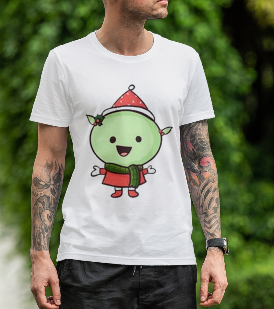 Nanalan Christmas Mona Festive Holiday Character T-Shirt