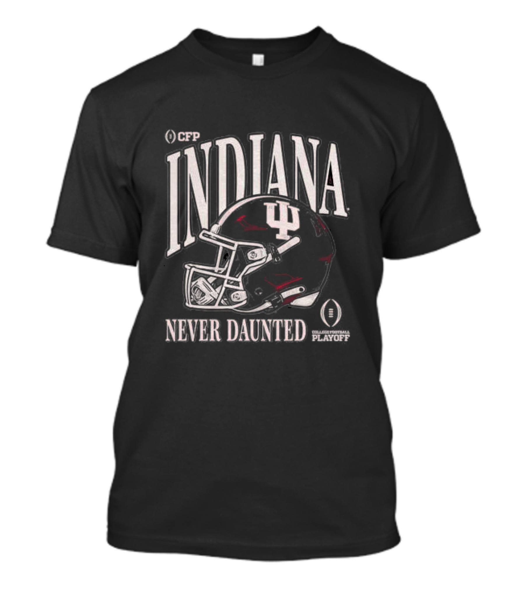 Indiana Hoosiers CFP 2024-25 College Football Playoff Never Daunted T-Shirt