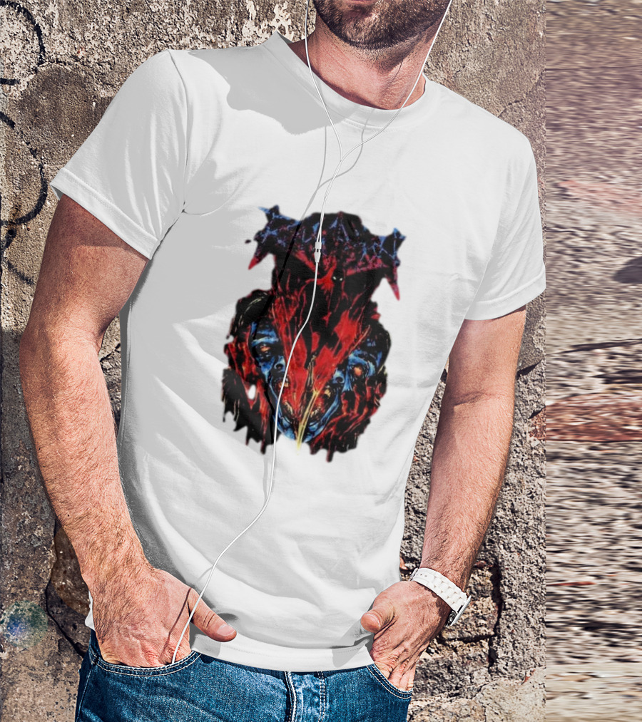 Revocation Nihilistic Violence Album Art Two Colossal Colorful Faces T-Shirt