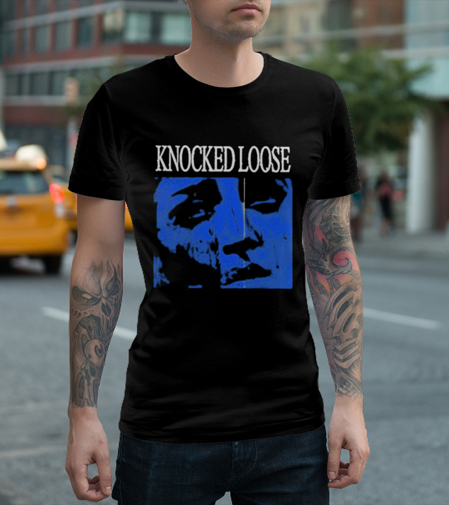 KNOCKED LOOSE Blue Face T-Shirt