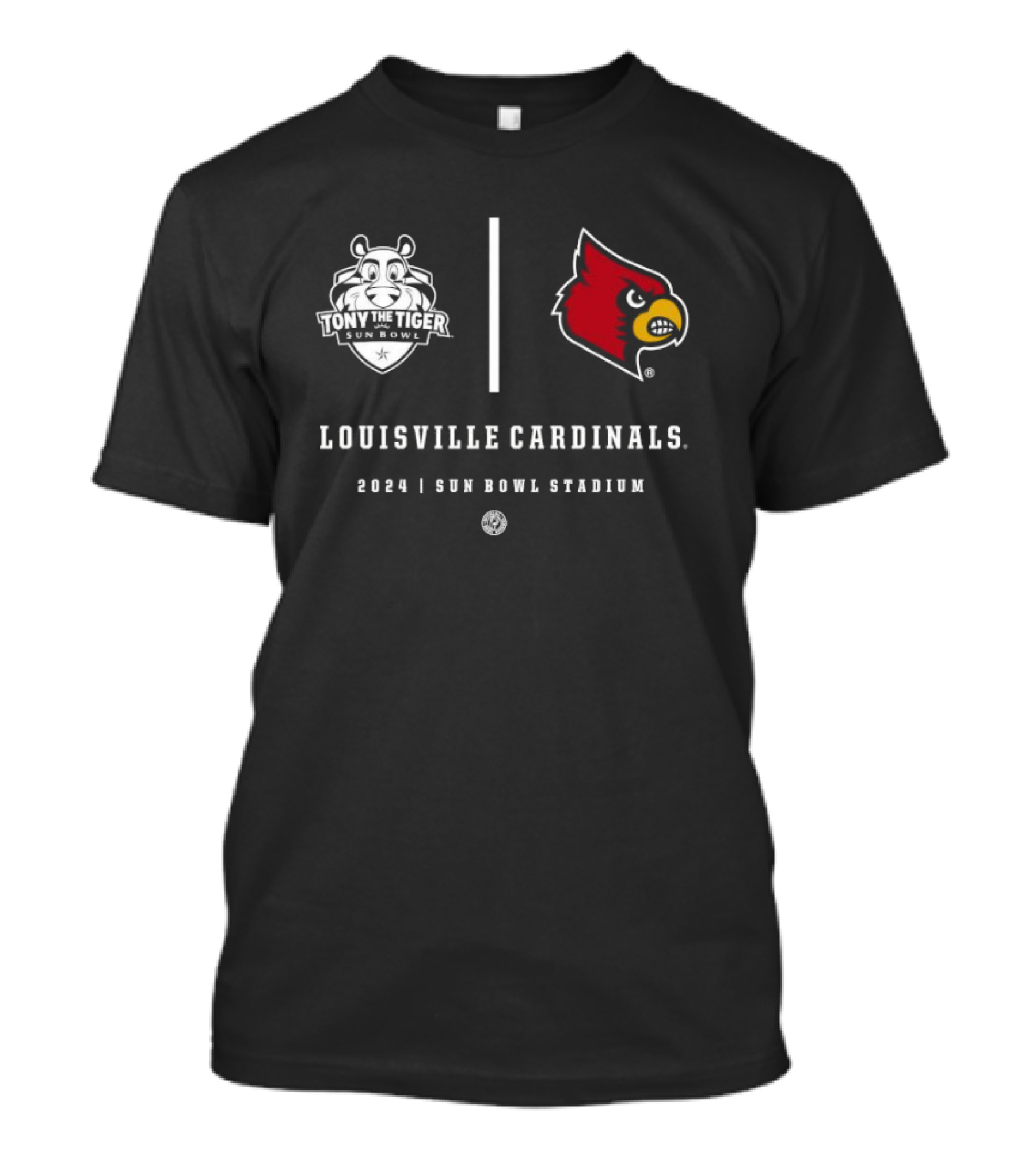 Louisville Cardinals 2024 Tony The Tiger Sun Bowl Stadium T-Shirt