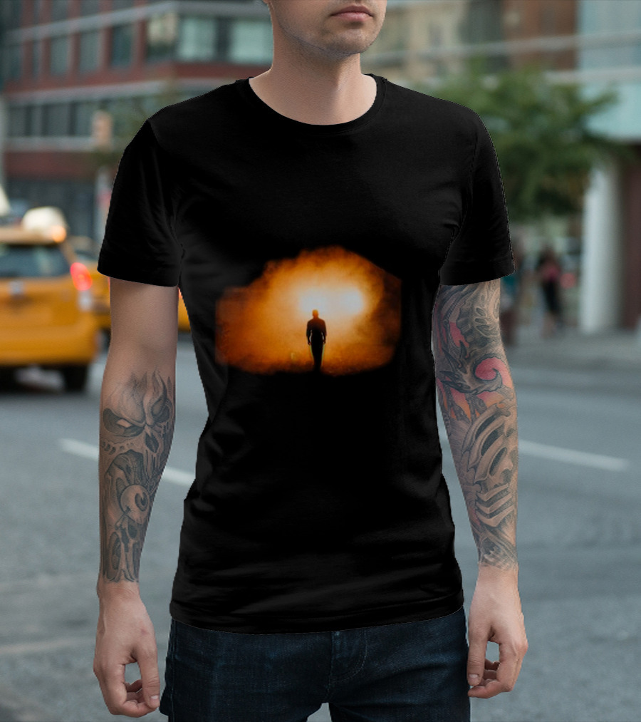 Nico Santos Would I Lie To You Silhouette in Fiery Sunset Glow T-Shirt