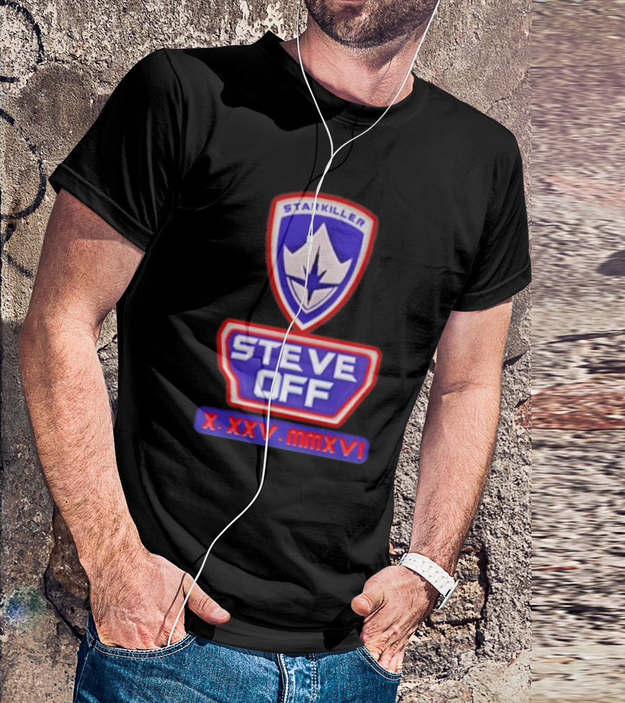 Starkiller Steve Off Shield X.XXV.MMXVI T-Shirt