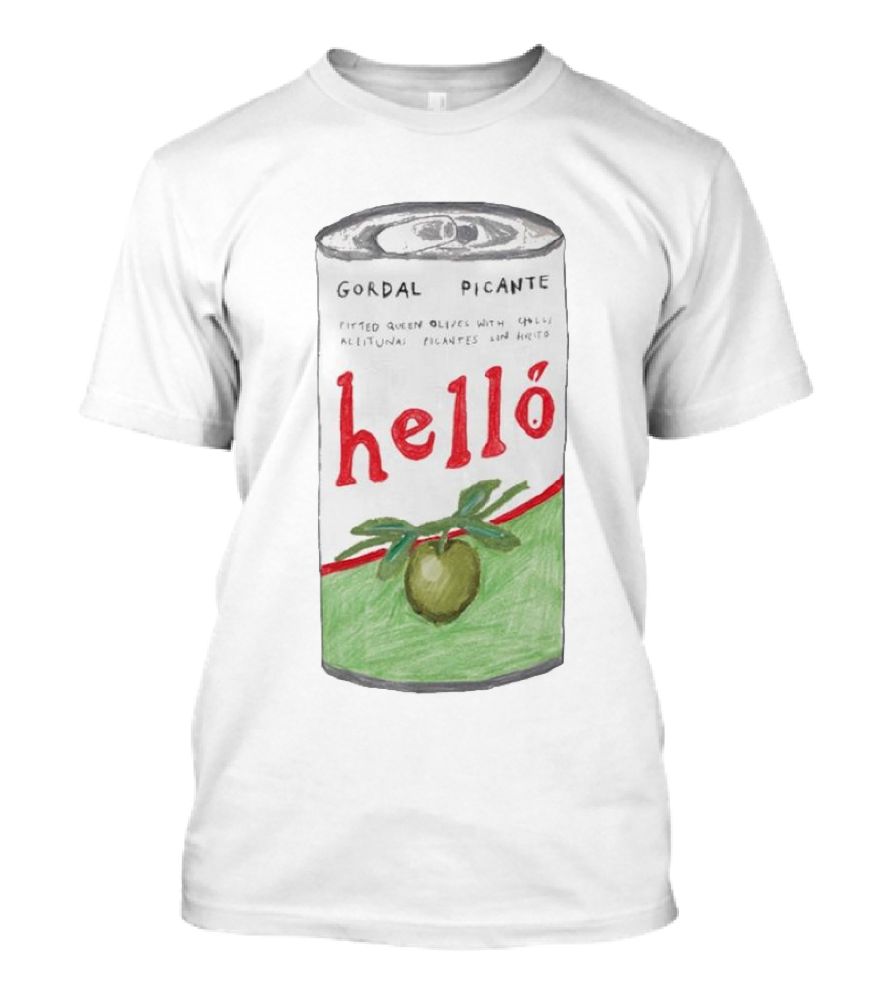 Helló Gordal Picante Pitted Queen Olives With Chili T-Shirt