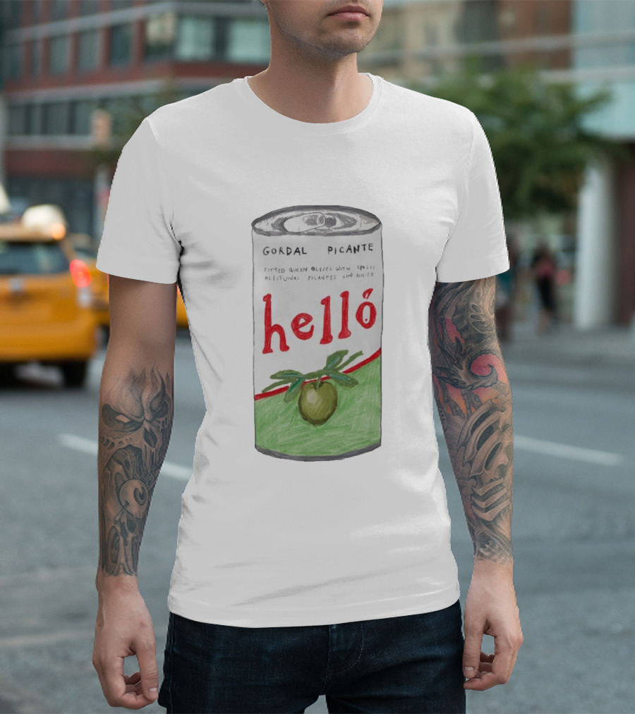 Helló Gordal Picante Pitted Queen Olives with Chili T-Shirt
