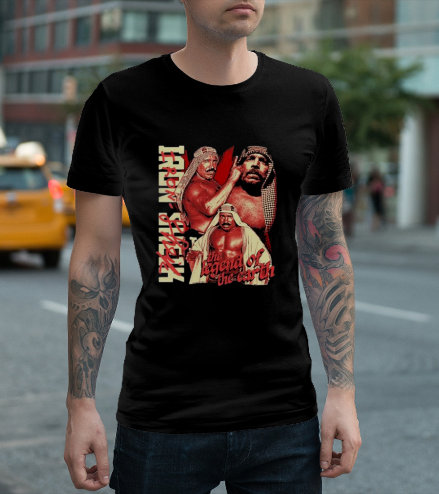 Iron Sheik The Legend Of The Earth Wrestling T-Shirt