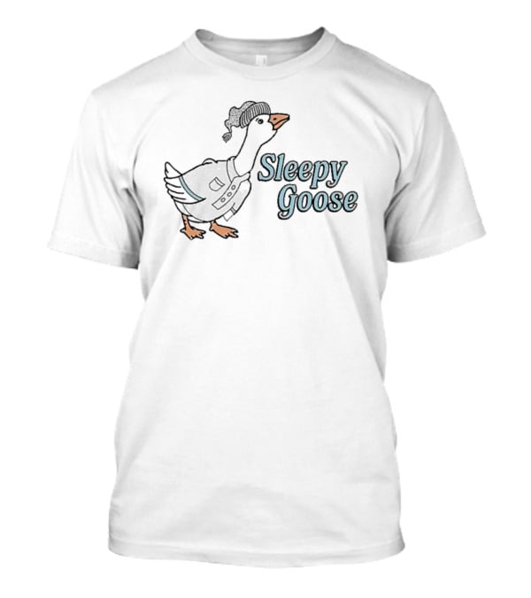 Sleepy Goose In Nightcap And Pajamas T-Shirt