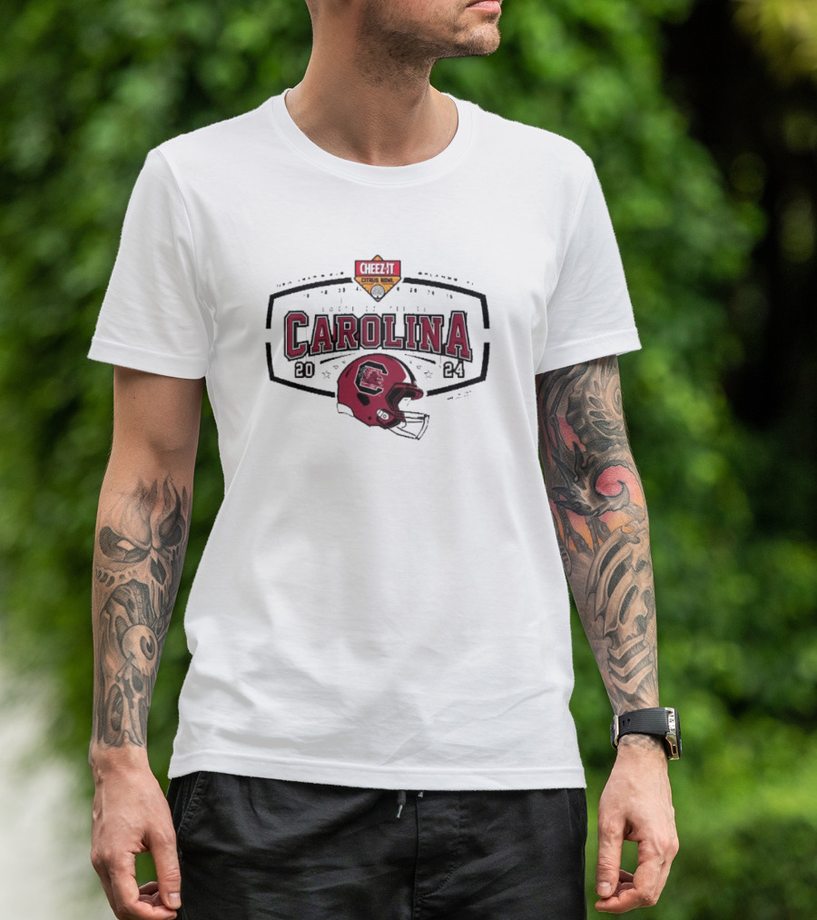 South Carolina Gamecocks 2024 Cheez It Citrus Bowl New Year’s Eve Orlando Fl Helmet Carolina T-Shirt