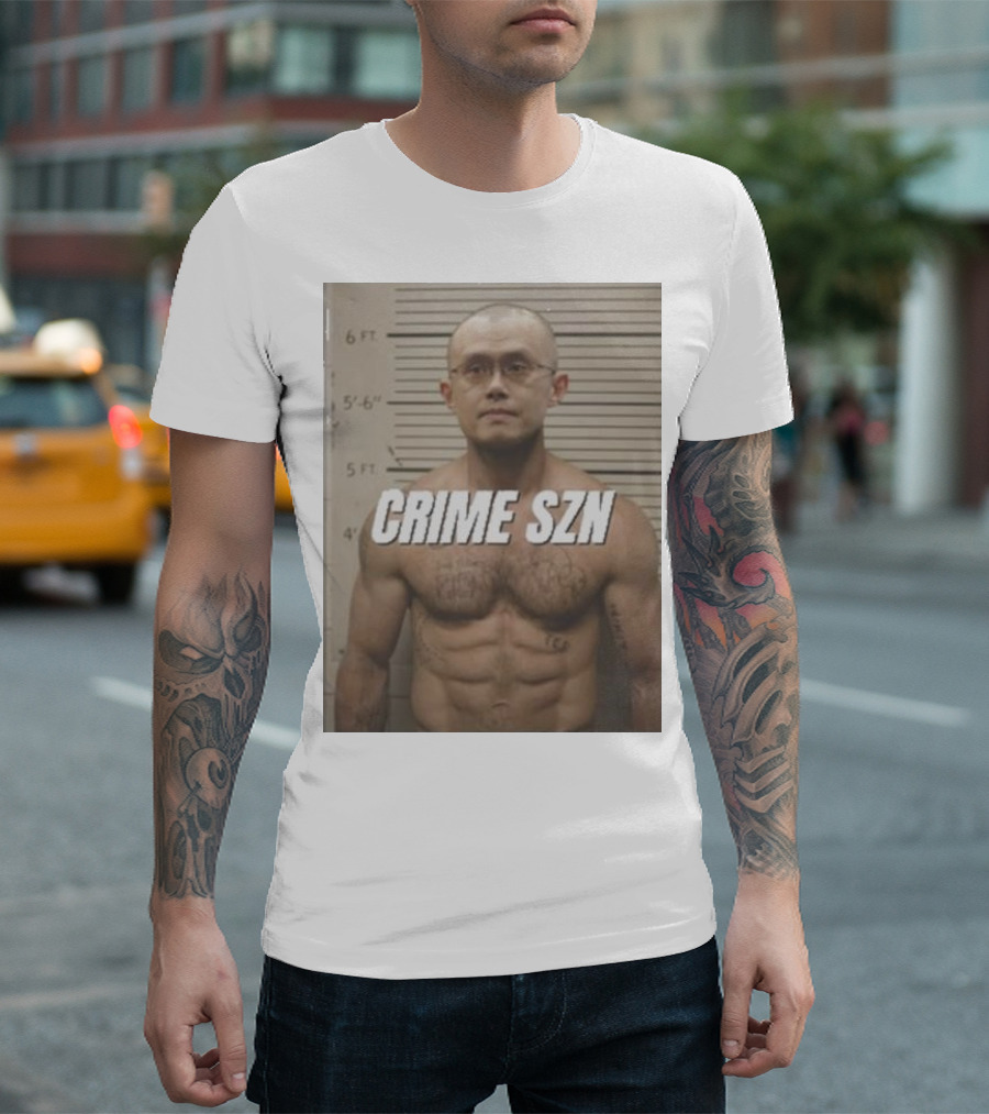 Superbasedd Crime Szn Mugshot T-Shirt