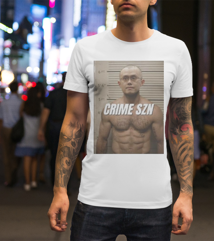 Superbasedd Crime Szn Mugshot T-Shirt