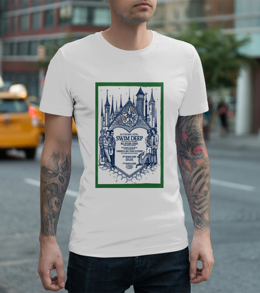An Evening with Swim Deep Bill Ryder-Jones St Pancras Old Church London 7 March 2025 T-Shirt