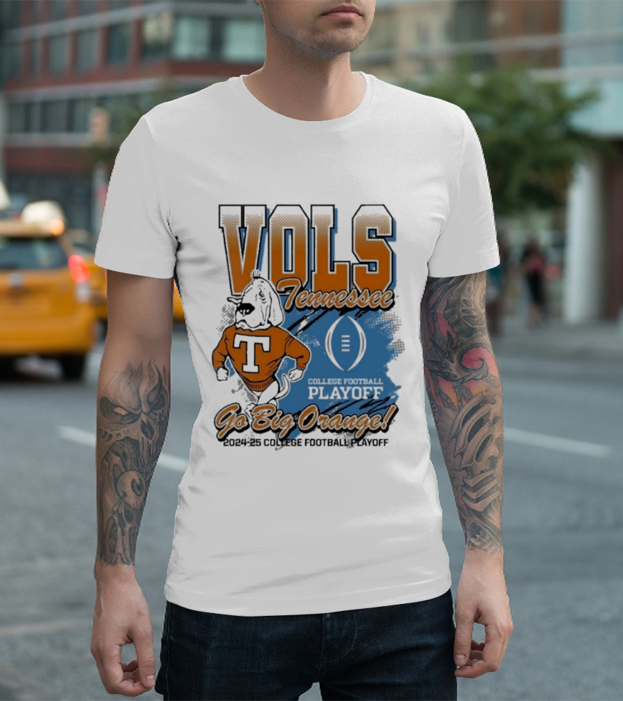 Tennessee Vols 2024-25 College Football Playoff Go Big Orange T-Shirt