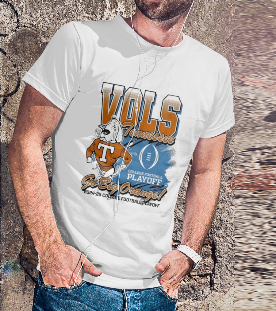Tennessee Vols 2024-25 College Football Playoff Go Big Orange T-Shirt
