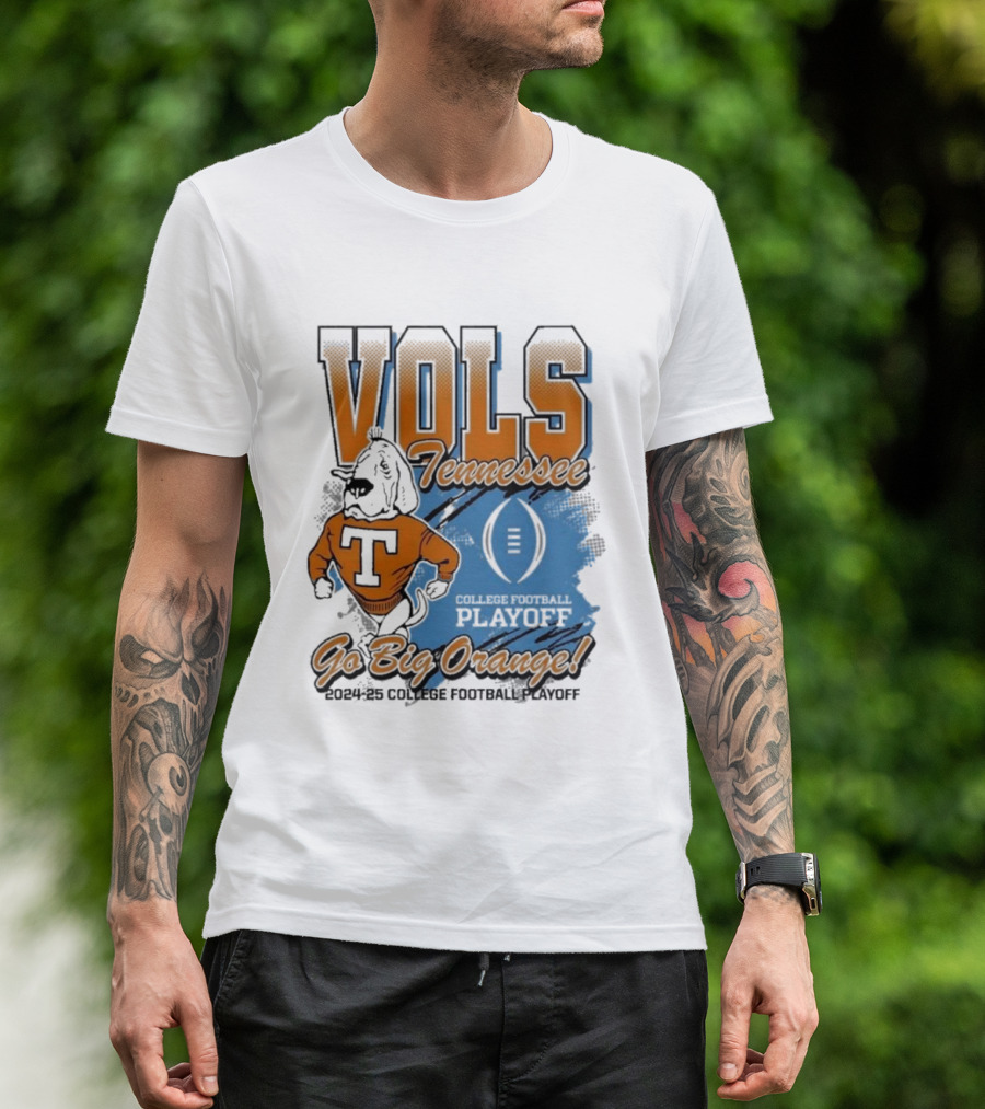 Tennessee Vols 2024-25 College Football Playoff Go Big Orange T-Shirt