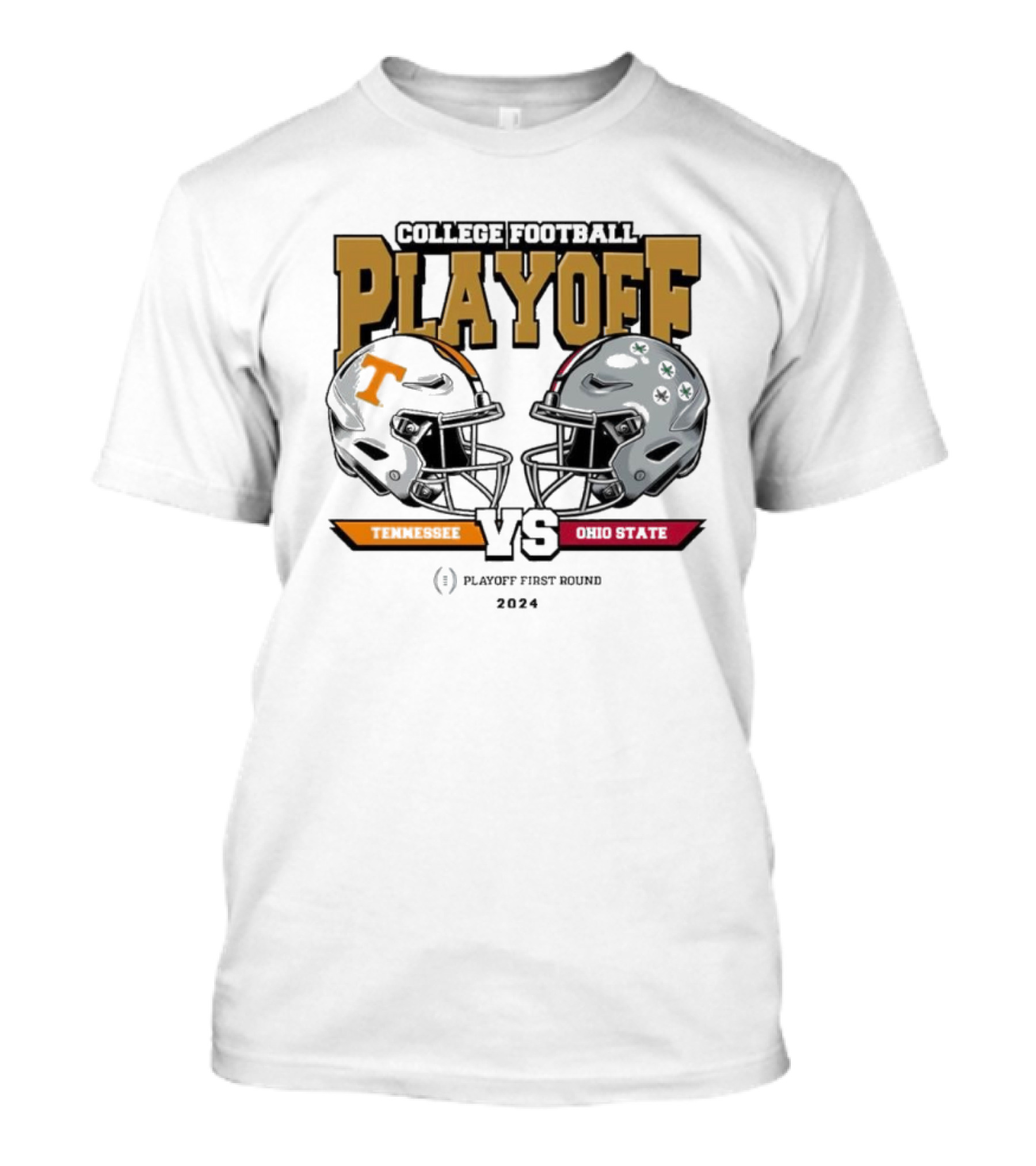 Tennessee Volunteers Vs Ohio State College Football Playoff First Round 2024 Matchup T-Shirt