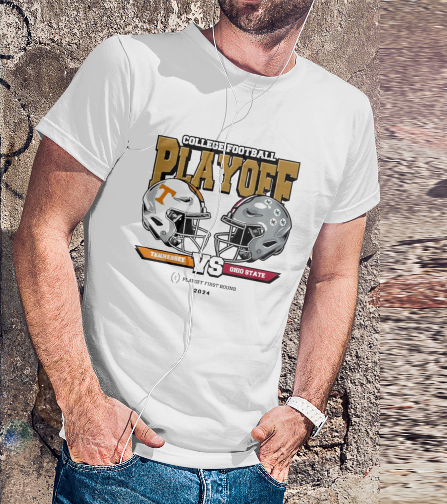 Tennessee Volunteers Vs Ohio State College Football Playoff First Round 2024 Matchup T-Shirt