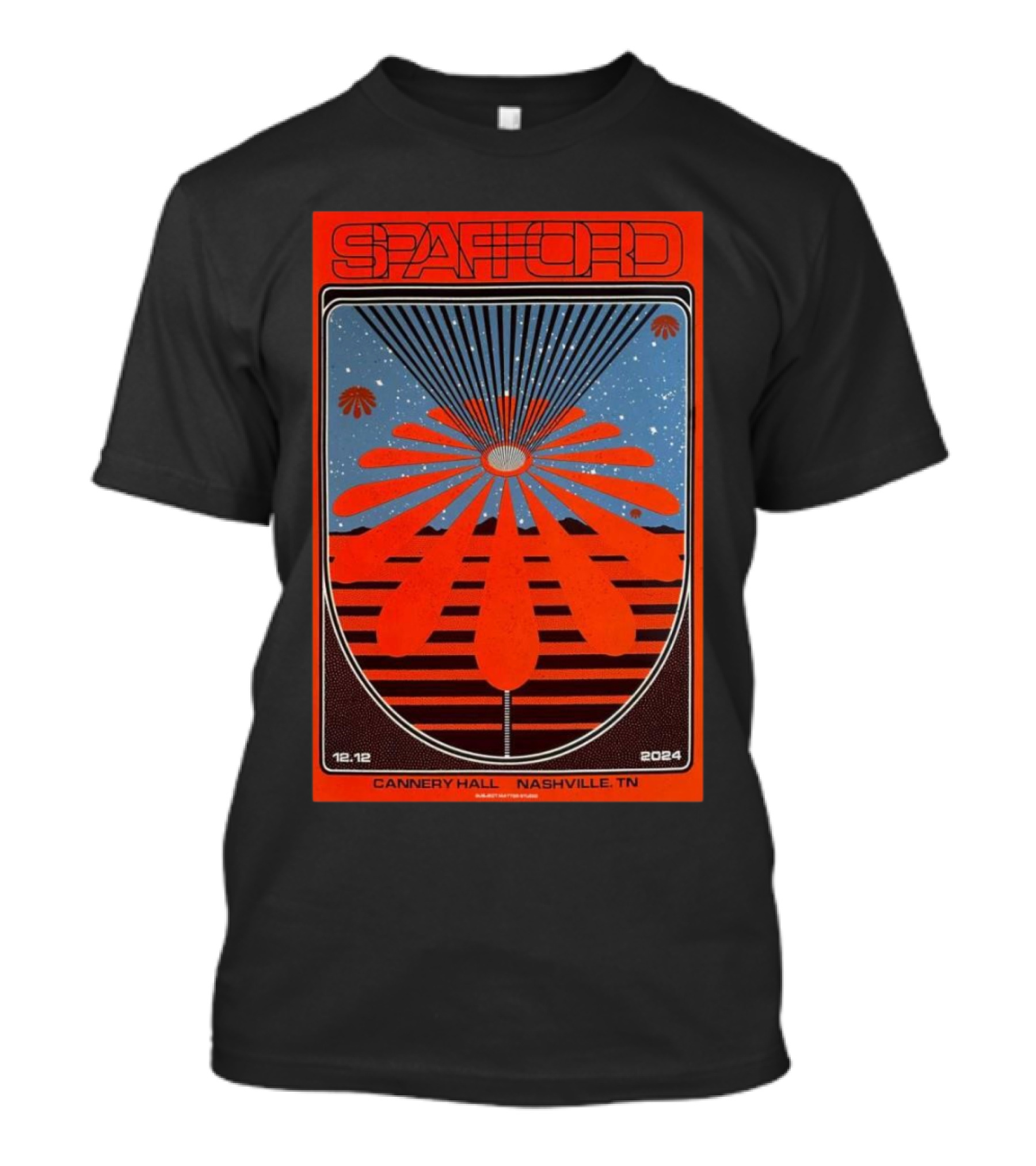 Spafford Cannery Hall Nashville TN 12.12.2024 Event T-Shirt