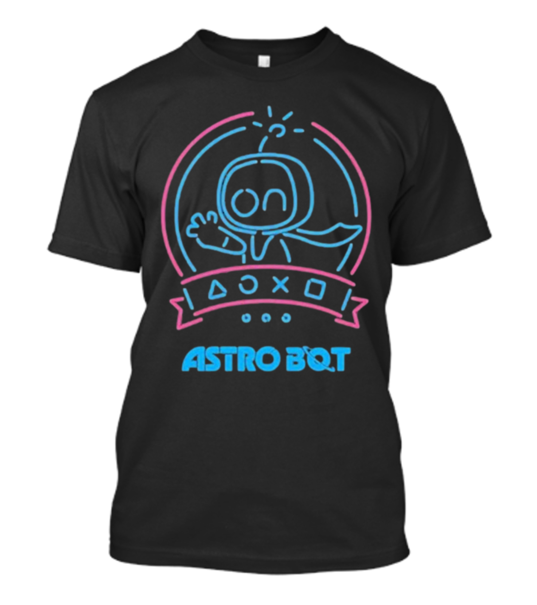 Astro Bot PlayStation Controller Symbols 2024 Victory T-Shirt