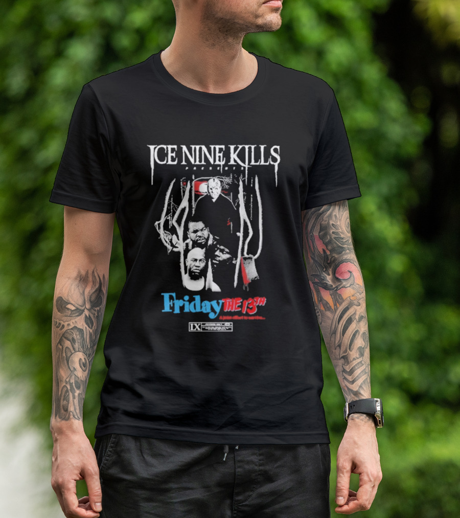 Ice Nine Kills Presents Friday The 13th Jason Lives Horror Icon T-Shirt