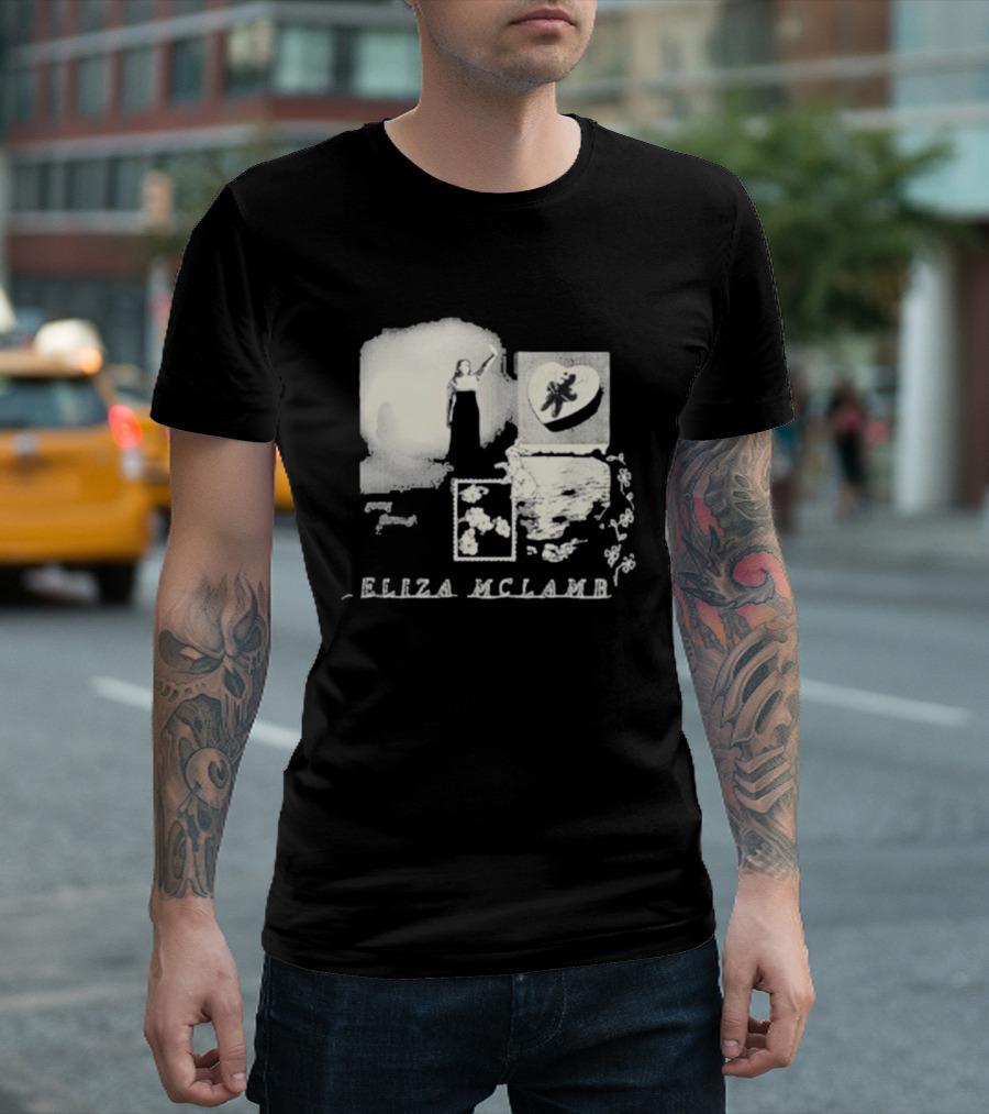Eliza Mclamb Going Through It Vintage Heart and Floral Aesthetic T-Shirt