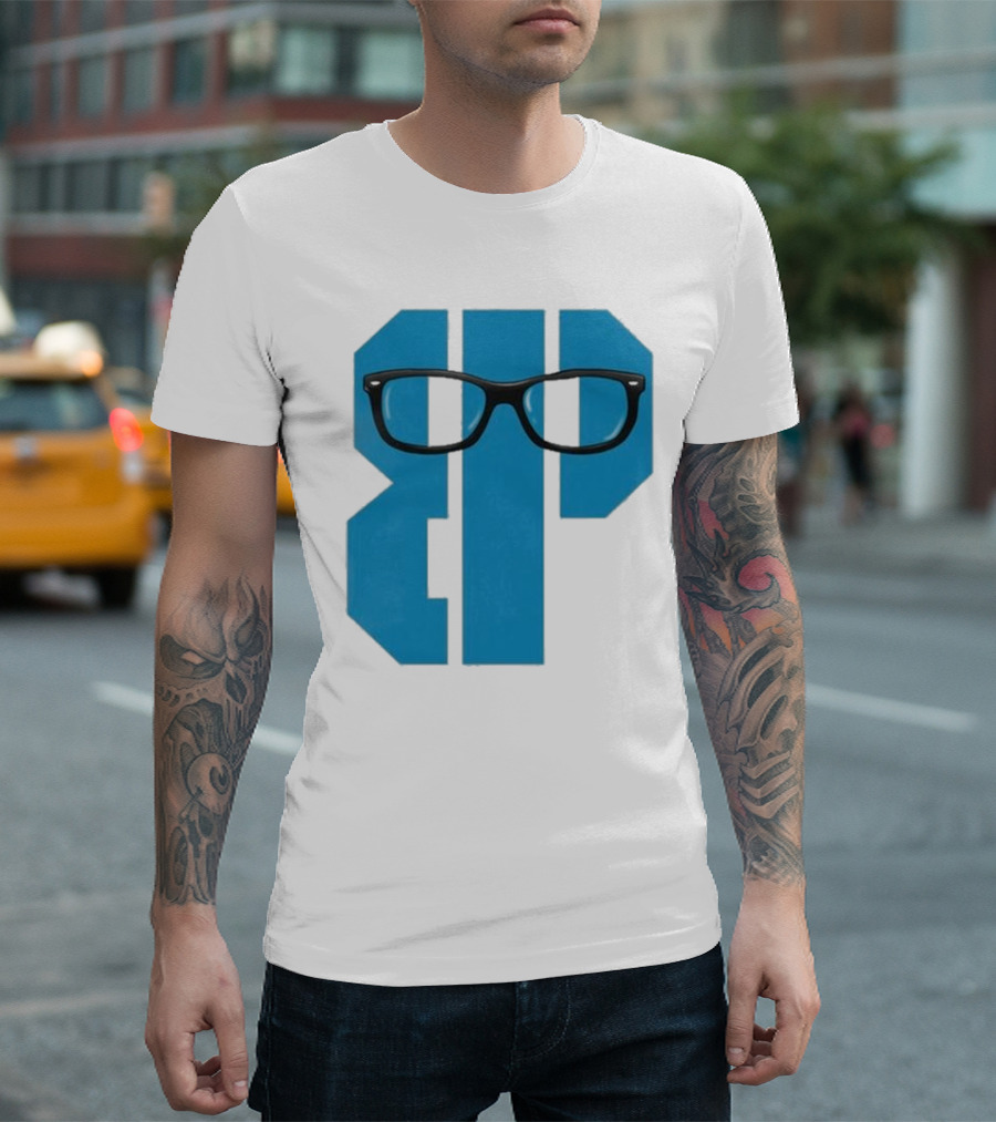 Projects x Weezer Framed Blue Block with Glasses T-Shirt