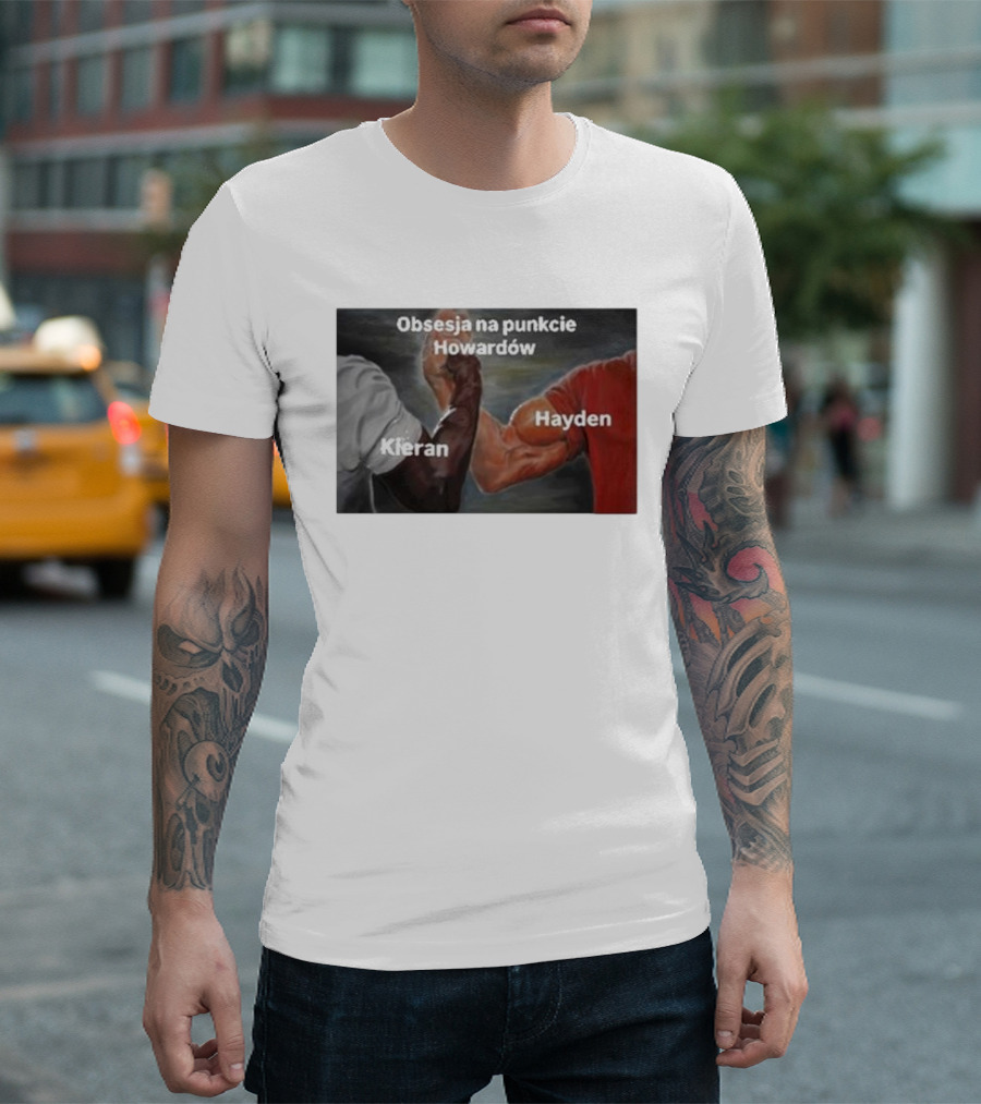 Obsessja na Punkcie Howardów Kieran Hayden Arm Wrestling T-Shirt