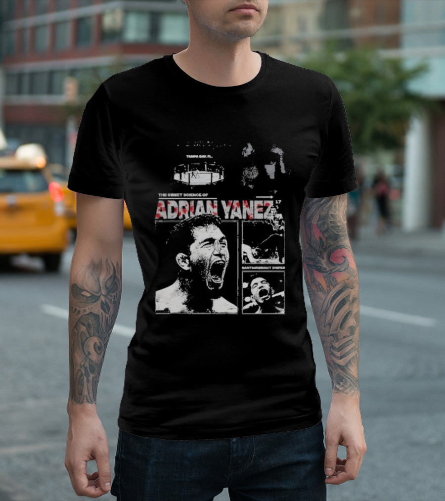Tampa Bay FL The Sweet Science of Adrian Yanez Bantamweight Sniper T-Shirt