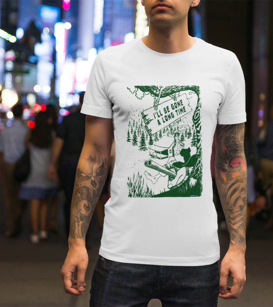 Billy Strings I'll Be Gone A Long Time Cabin Forest Scene T-Shirt