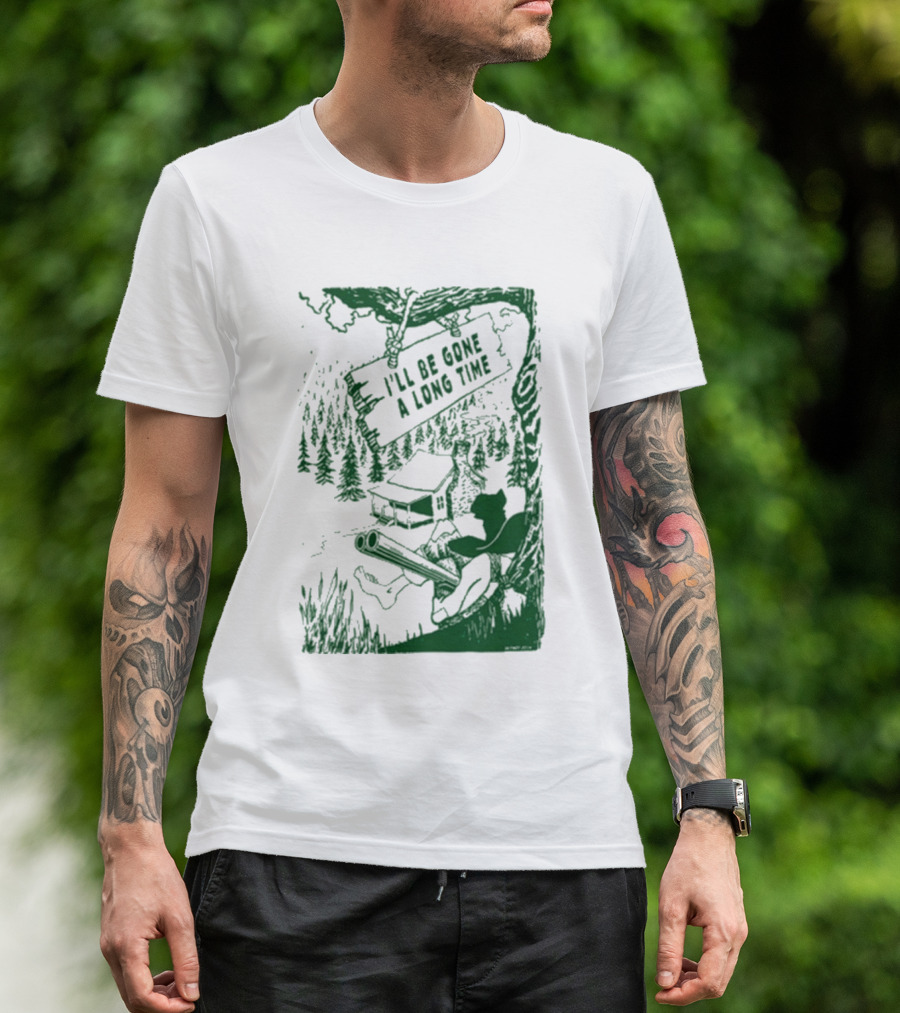 Billy Strings I'll Be Gone A Long Time Cabin Forest Scene T-Shirt