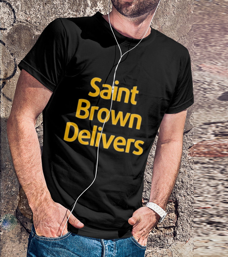 Saint Brown Delivers Amon-ra Det T-Shirt