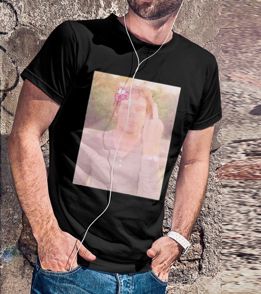Dext Morgan Hello Kitty Coquette Bow Gesture T-Shirt