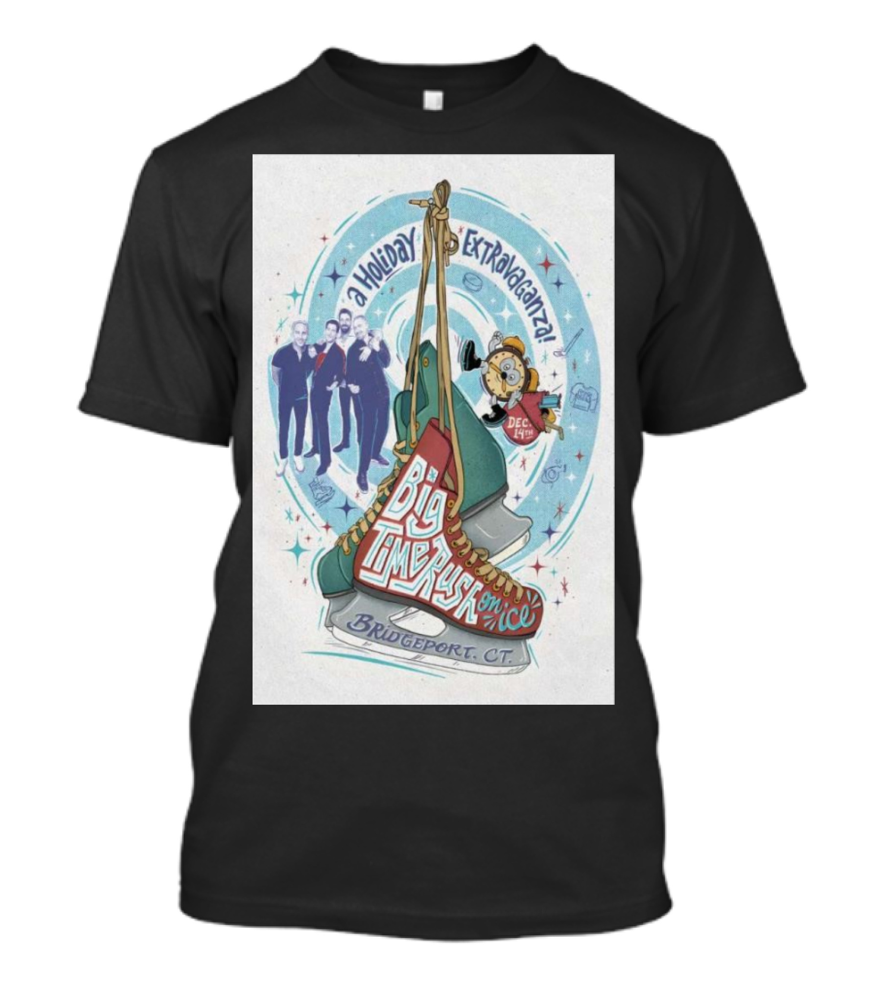 Big Time Rush On Ice Holiday Extravaganza Bridgeport CT Dec 14 T-Shirt