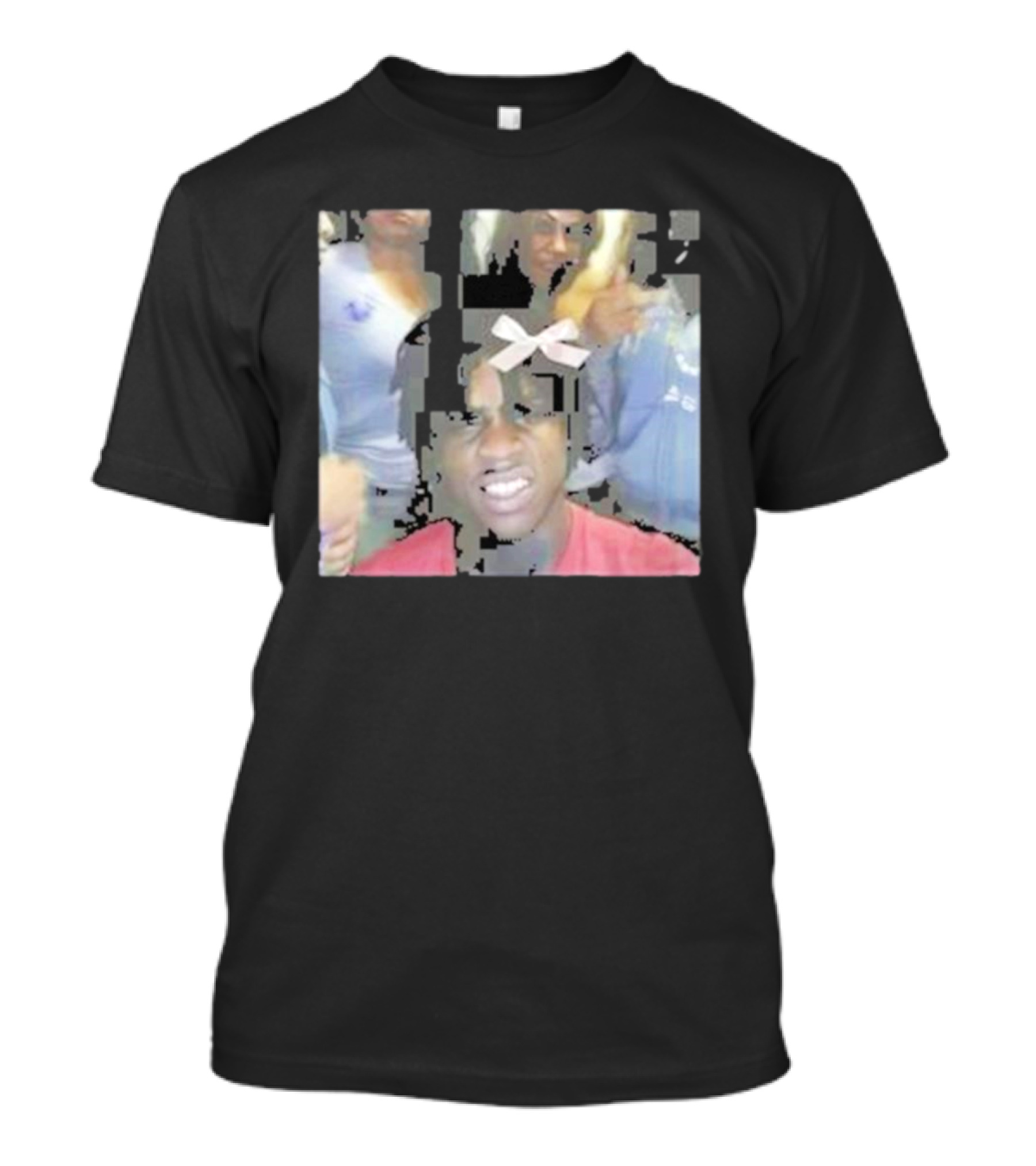Chief Keef Coquette Pixelated Bow Selfie Vibe T-Shirt